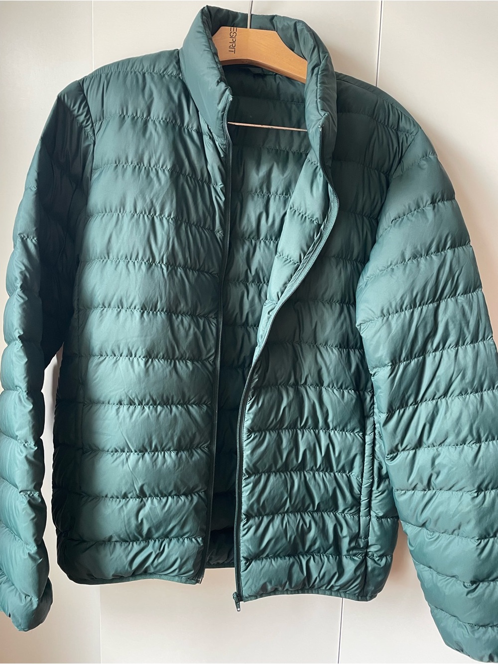 Muji Teal Puffer Jacket